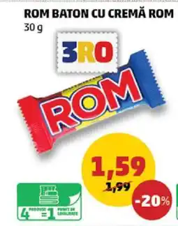 Penny ROM Baton cu Crema Rom Ofertă