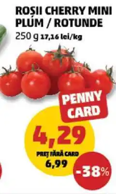 Penny Roșii Cherry Mini Plum / Rotunde Ofertă