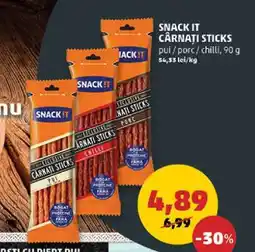 Penny SNACK IT Cârnați sticks Ofertă