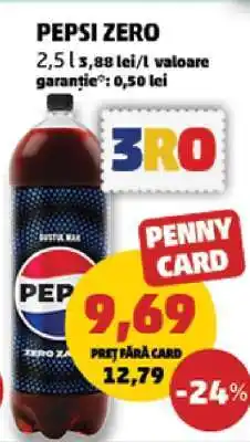 Penny Pepsi Zero Ofertă