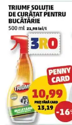 Penny TRIUMF Solutie de Curățat pentru Bucătărie Ofertă