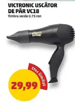 Penny VICTRONIC USCĂTOR DE PĂR VC18 Ofertă