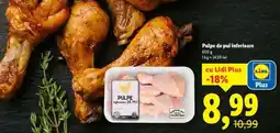 Lidl Pulpe de pui inferioare Ofertă
