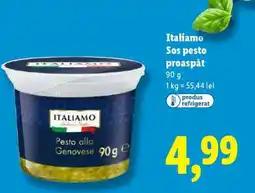 Lidl ITALIAMO Sos pesto proaspăt Ofertă