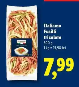 Lidl Italiano Fusilli tricolore Ofertă