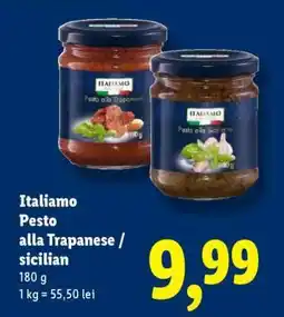 Lidl Italiamo Pesto alla Trapanese / sicilian Ofertă