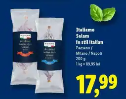 Lidl Italiamo Salam în stil italian Ofertă