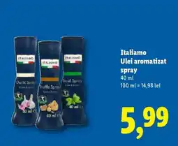 Lidl Italiamo Ulei aromatizat spray Ofertă