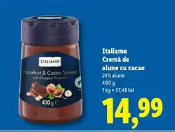 Lidl Italiamo Cremă de alune cu cacao Ofertă
