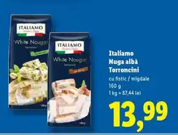 Lidl Italiamo Nuga albă Torroncini Ofertă