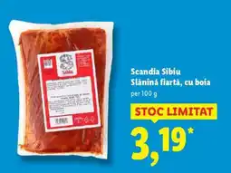 Lidl Scandia Sibiu Slănină fiartă, cu boia Ofertă