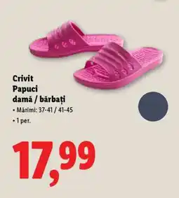 Lidl Crivit Papuci damă / bărbați Ofertă