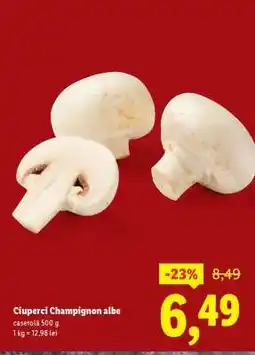 Lidl Ciuperci Champignon albe Ofertă