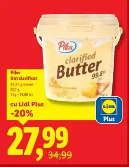 Lidl Pilos Clarified Butter Ofertă
