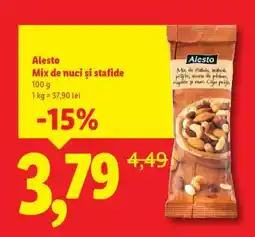 Lidl Alesto Mix de nuci și stafide Ofertă