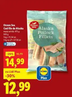 Lidl Ocean Sea Cod file de Alaska Ofertă