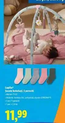 Lidl Lupilu Șosete bebeluși, 5 perechi Ofertă