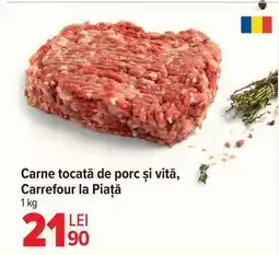 Carrefour Carne tocată de porc și vită Ofertă