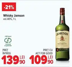 Carrefour Whisky Jamson Ofertă