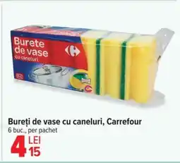 Carrefour Bureți de vase cu caneluri, Carrefour Ofertă