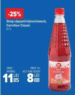 Carrefour Sirop căpșuni/vișine/zmeură, Carrefour Classic Ofertă