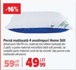 Carrefour Pernă matlasată 4 anotimpuri Home Still Ofertă