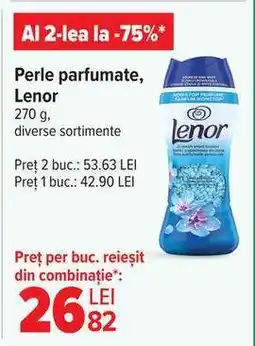 Carrefour Perle parfumate, Lenor Ofertă