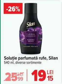 Carrefour Soluție parfumată rufe, Silan Ofertă