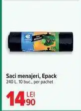 Carrefour Saci menajeri, Epack Ofertă