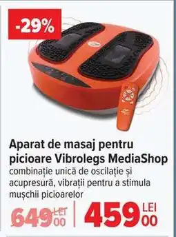Carrefour Aparat de masaj pentru picioare Vibrolegs MediaShop Ofertă