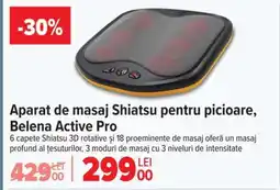 Carrefour Aparat de masaj Shiatsu pentru picioare Belena Active Pro Ofertă