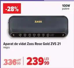Carrefour Aparat de vidat Zass Rose Gold ZVS 21 Ofertă