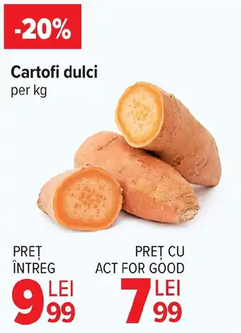 Carrefour Cartofi dulci Ofertă