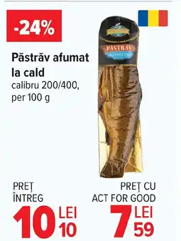 Carrefour Păstrăv afumat la cald calibru 200/400 Ofertă