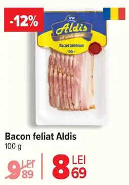Carrefour Bacon feliat Aldis Ofertă