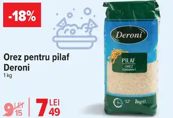 Carrefour Orez pentru pilaf Deroni Ofertă