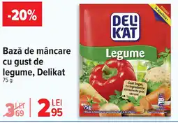 Carrefour Bază de mâncare cu gust de legume, Delikat Ofertă