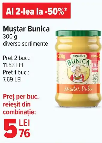 Carrefour Muştar Bunica Ofertă