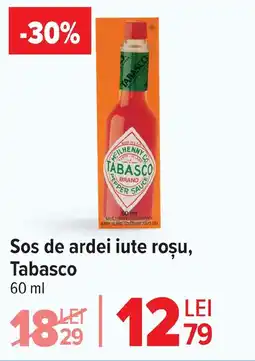 Carrefour Sos de ardei iute roşu, Tabasco Ofertă