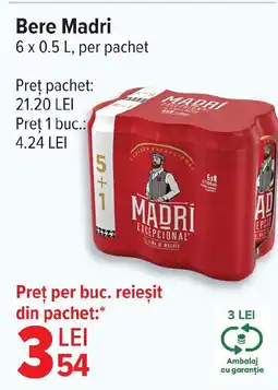 Carrefour Bere Madri Ofertă