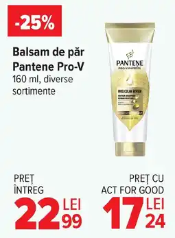 Carrefour Balsam de păr Pantene Pro-V Ofertă