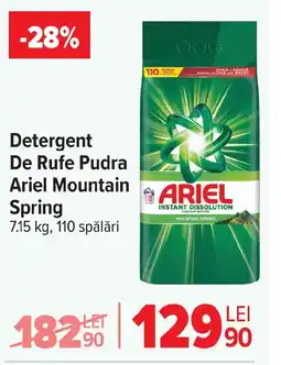 Carrefour Detergent De Rufe Pudra Ariel Mountain Spring Ofertă