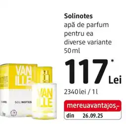 DM Solinotes apă de parfum pentru ea Ofertă