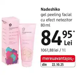 DM Nadeshiko gel peeling facial cu efect netezitor Ofertă