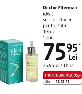 Doctor Fiterman ideal ser cu colagen pentru față