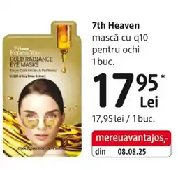 DM 7th Heaven mască cu q10 pentru ochi Ofertă
