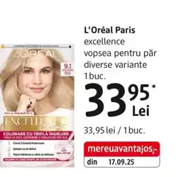 DM L'Oréal Paris excellence vopsea pentru păr Ofertă