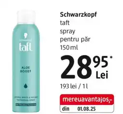 DM Schwarzkopf taft spray pentru păr Ofertă