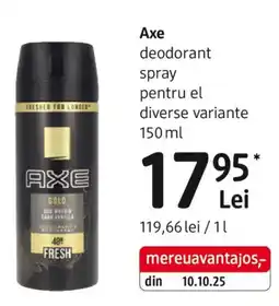 DM Axe deodorant spray pentru el Ofertă