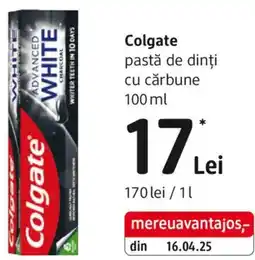 DM Colgate pastă de dinți cu cărbune Ofertă